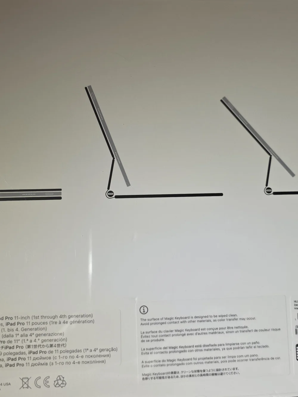 Apple iPad Pro 11-inch Accessory Packaging - White